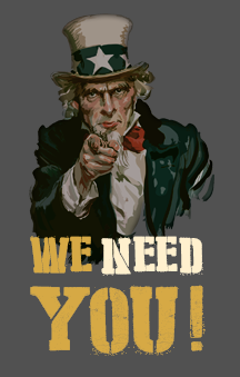 We need you!